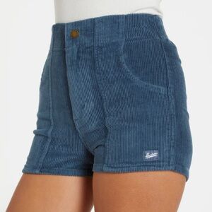 Hammies navy blue corduroy retro 70s style hot shorts, 26